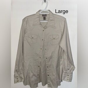 Wrangler Wrancher women’s shirt size Large